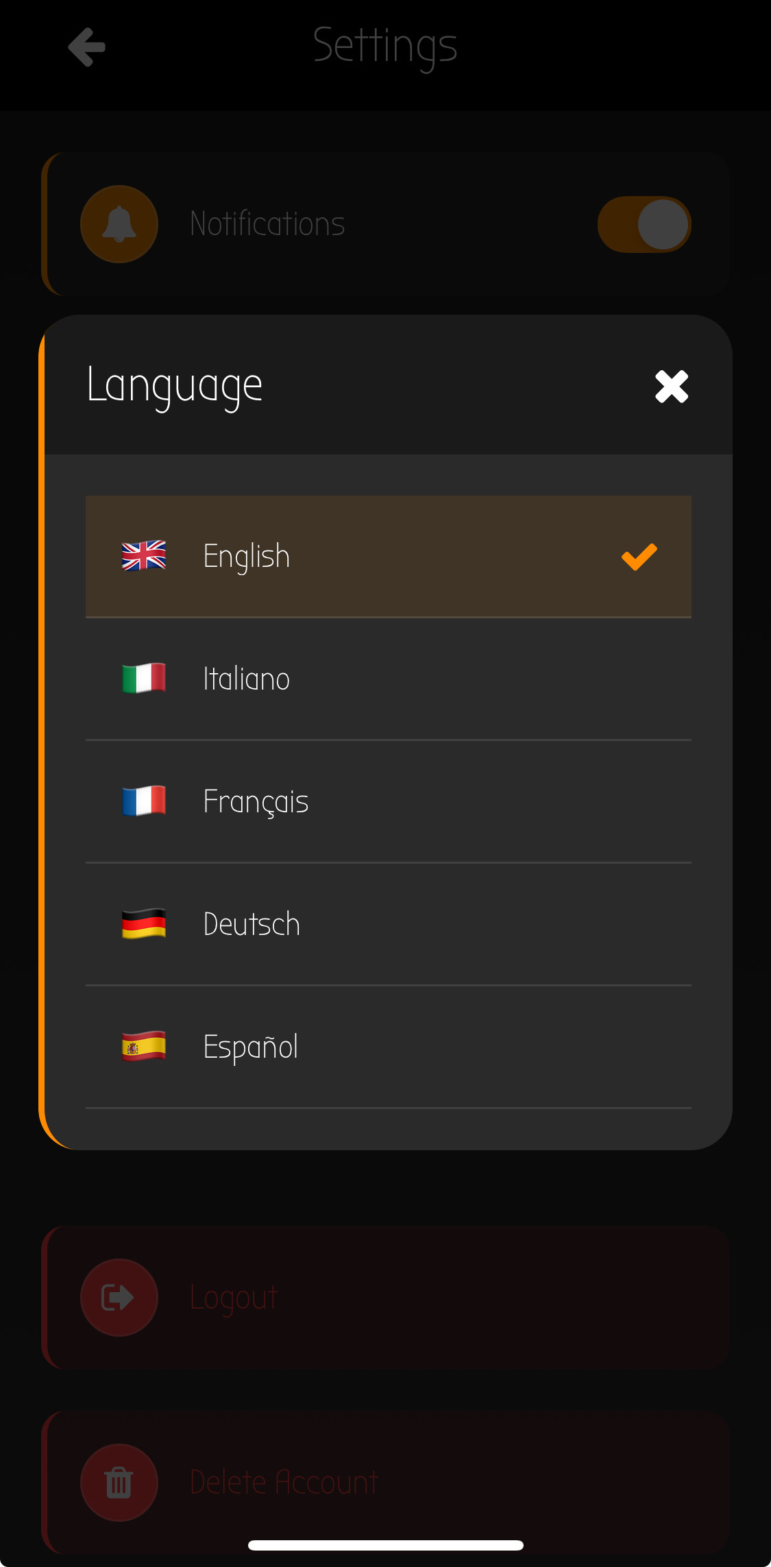Multiple Languages Support